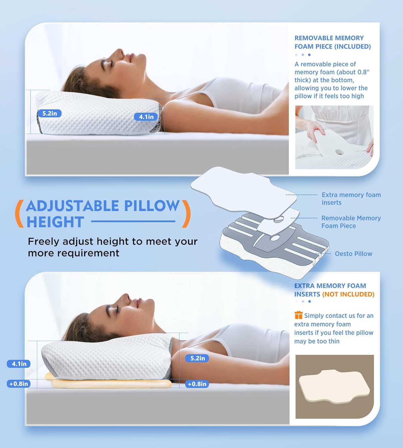 DreamWings Neck Cervical Pillow