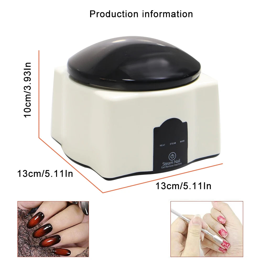 36w Steam Gel Nail Polish Remover Gel Polishing Remover Electric Nail Enhancement Tools Suitable For Nail Salons and Household